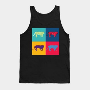 Tigers Popart Tank Top